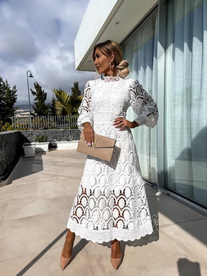 Elegant Lace Fit Bodycon Dress for Women