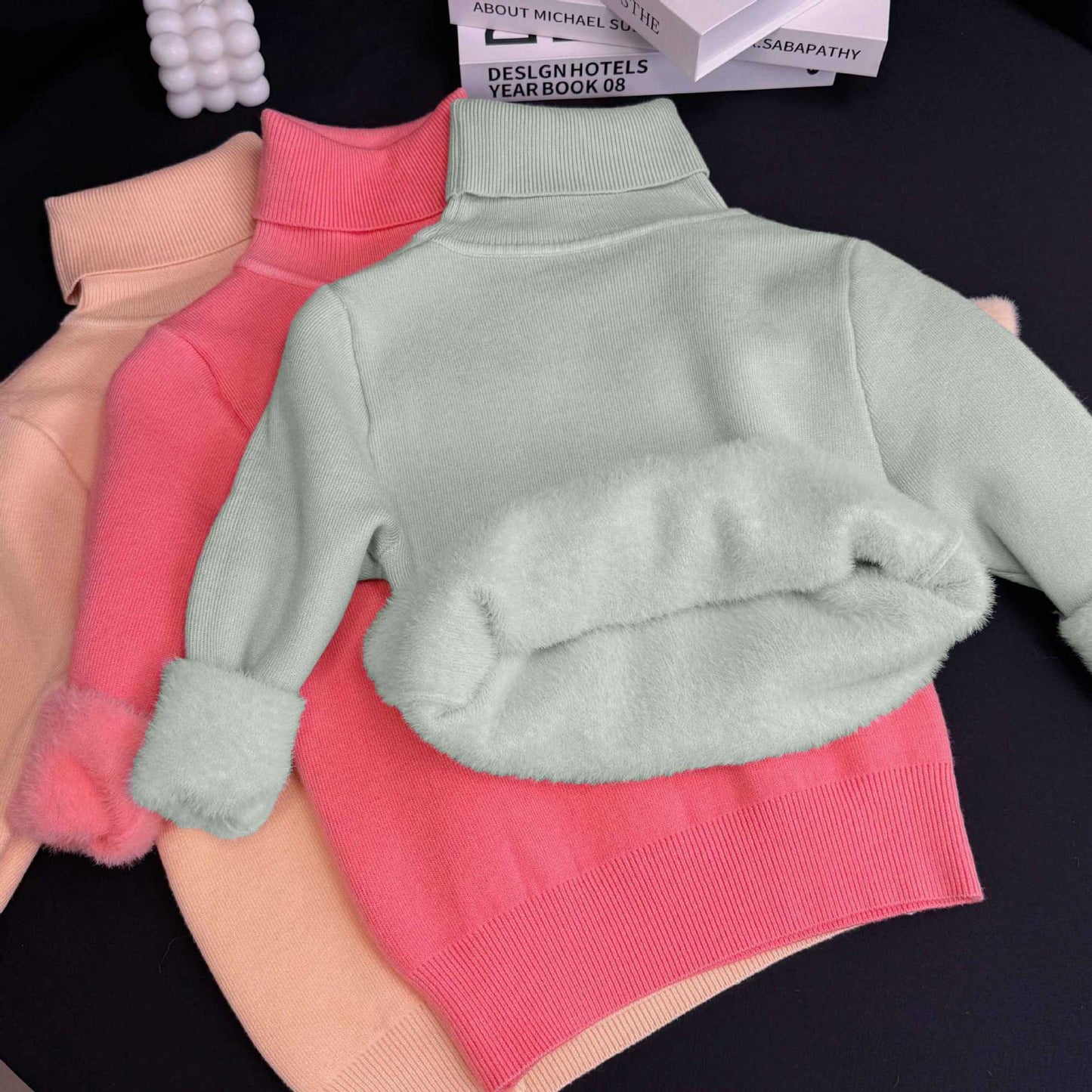Soft Fleece Winter Knit Sweater
