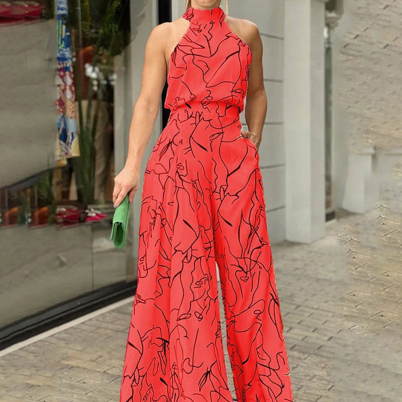 Chic Flowy Sleeveless Summer Jumpsuit for Women