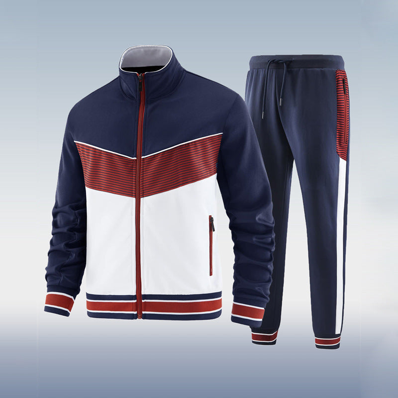 Athletic Fit Mens 2 Piece Tracksuit Set