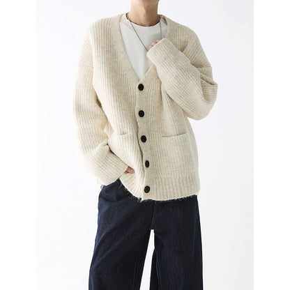 Men's Chunky Thick Knitted Cardigan Sweater