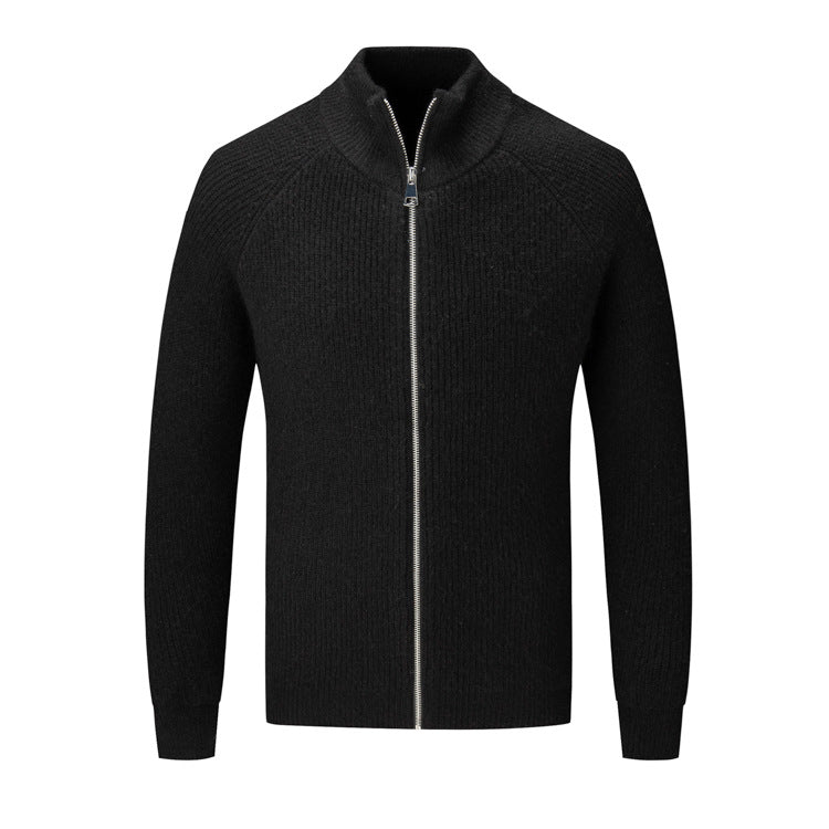 Cozy Crew Neck Knitted Cardigan Sweater