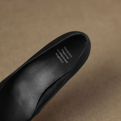 Real Leather Ballet Shoes
