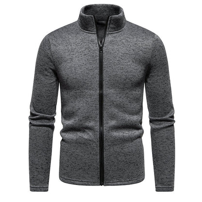 Warm High Neck Full Zip Fleece Jacket