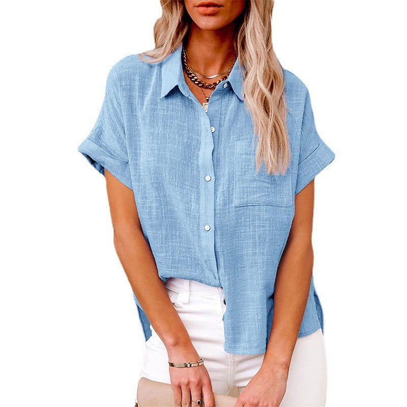 Soft Relaxed Fit Women's Button Down Shirt