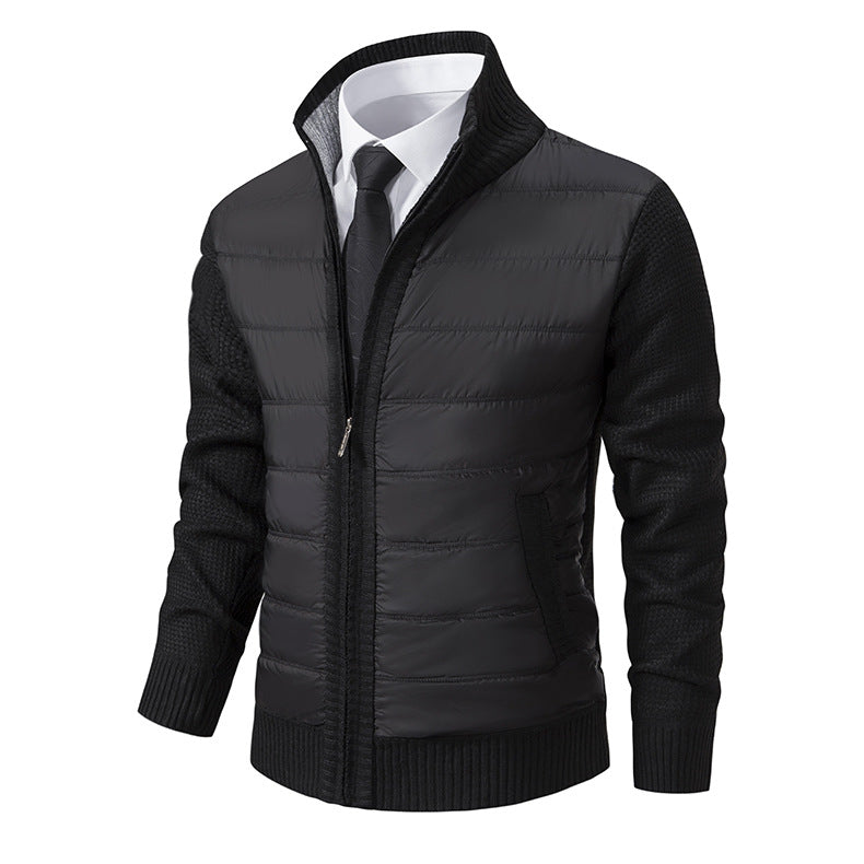 Stylish Quilted Water Resistant Hybrid Jacket