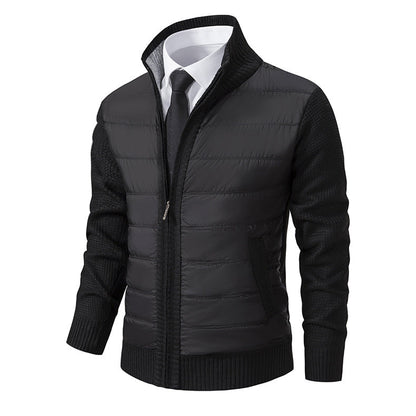 Stylish Quilted Water Resistant Hybrid Jacket