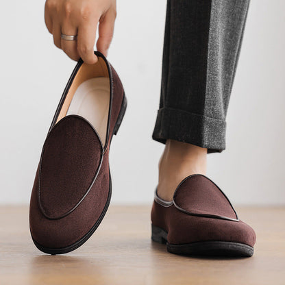 Luxurious Suede Slip On Shoes