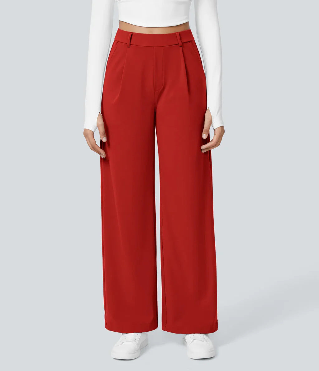 Comfy High Waist Straight Fit Jeans Pants