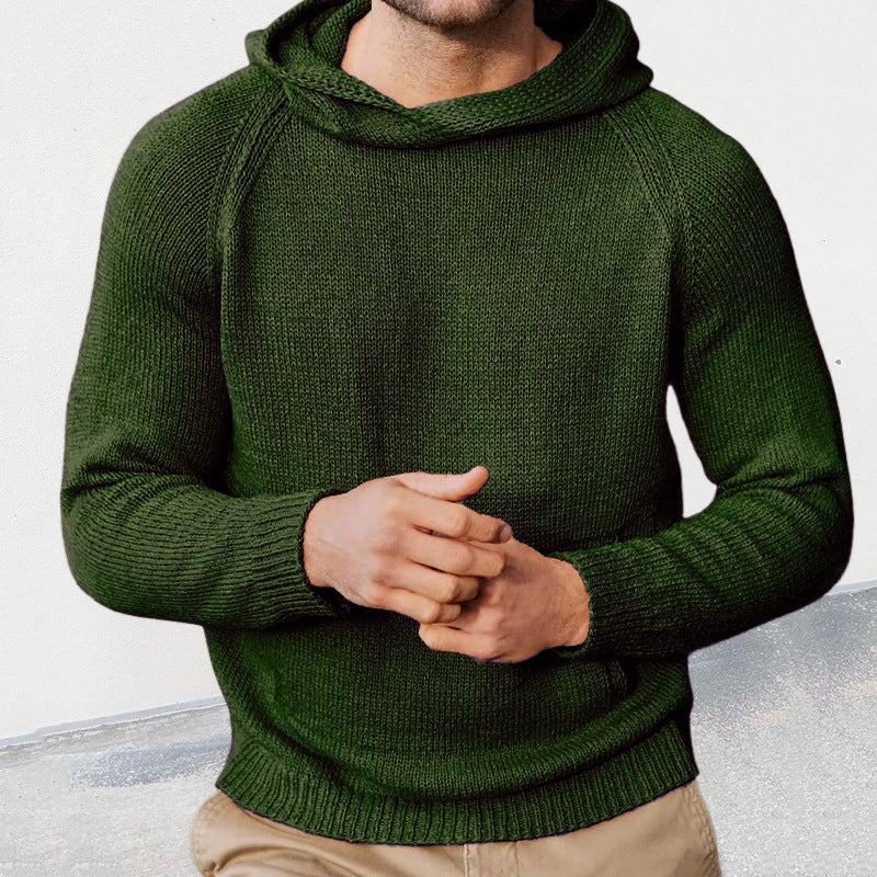 Premium Breathable Hooded Knit Sweater