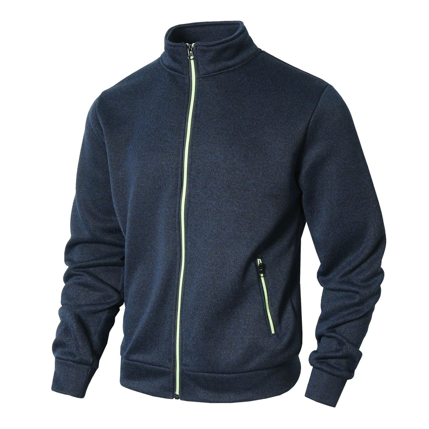 Warm High Neck Zip Up Fleece Jacket