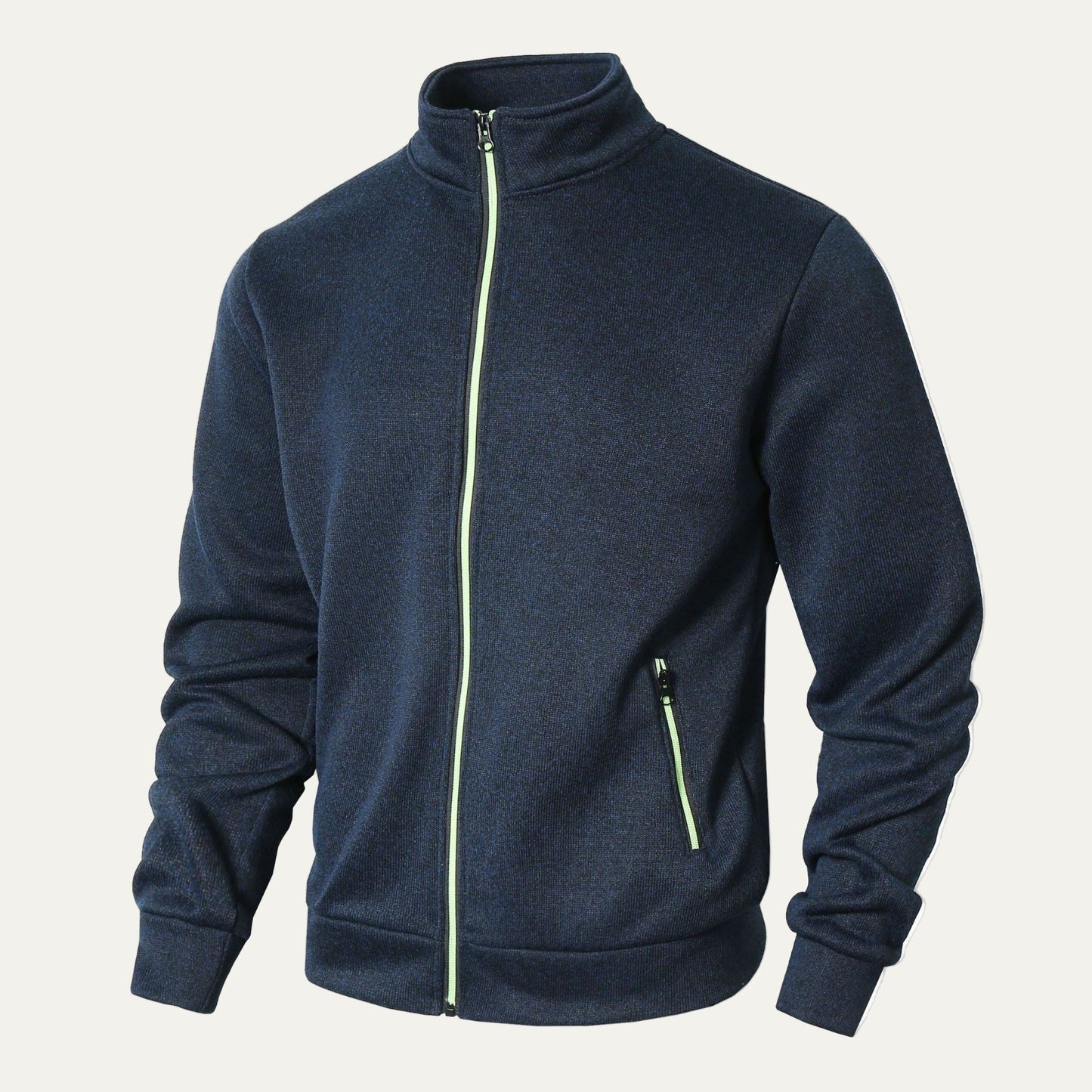 Men's Zip Up Sports Jacket with Contrast Details