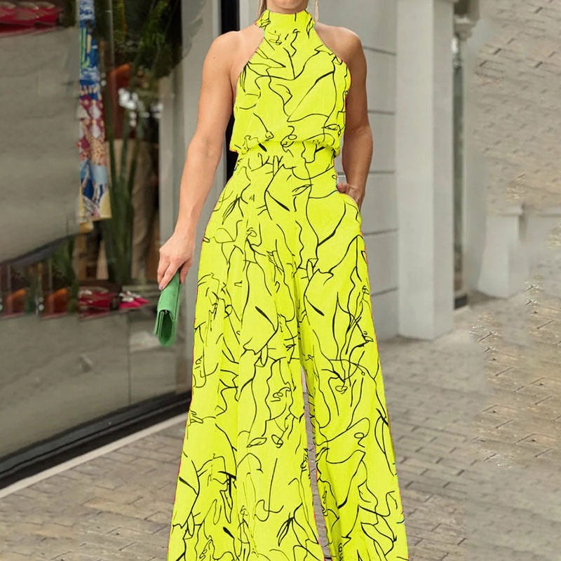 Chic Flowy Sleeveless Summer Jumpsuit for Women