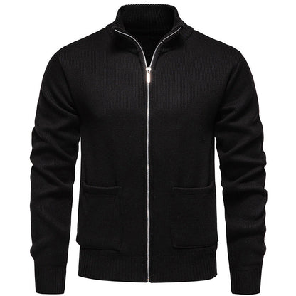 Versatile Zip Up Cardigan with Pockets