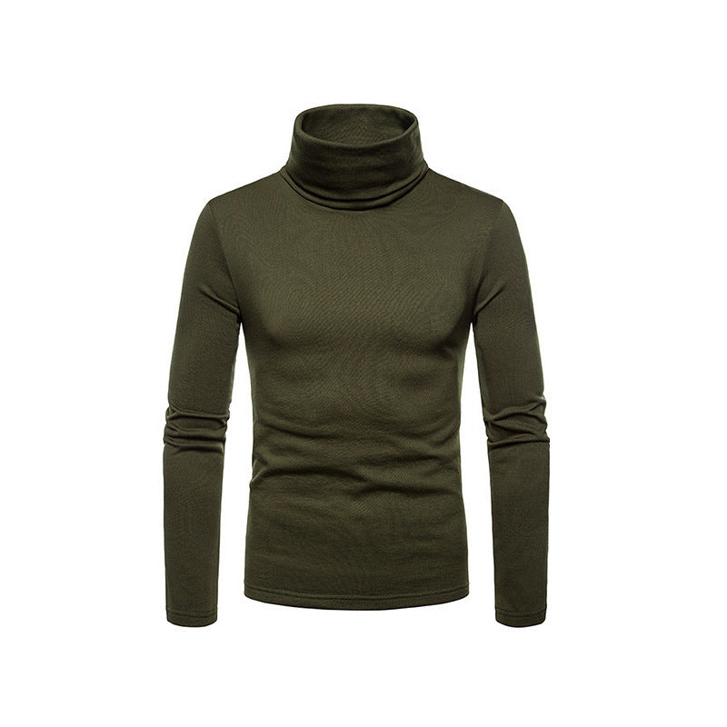 Slim Fit Men's Knit Turtleneck Sweater