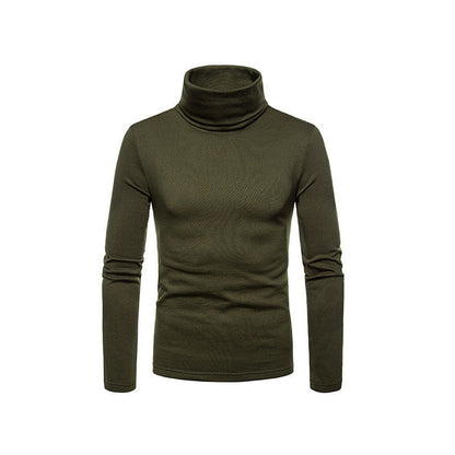 Slim Fit Men's Knit Turtleneck Sweater
