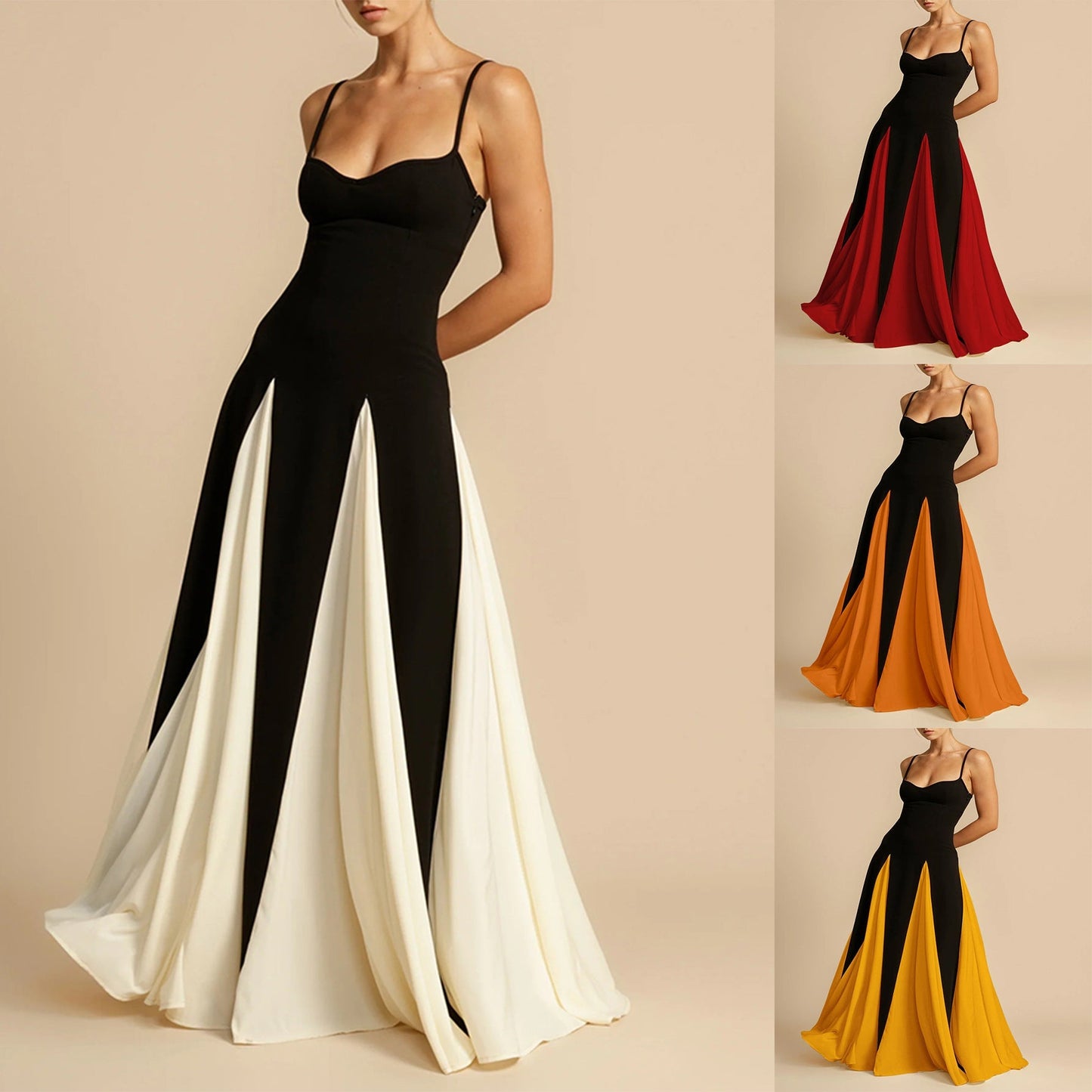Trendy Off Shoulder Long Party Dress - OutfitLondon