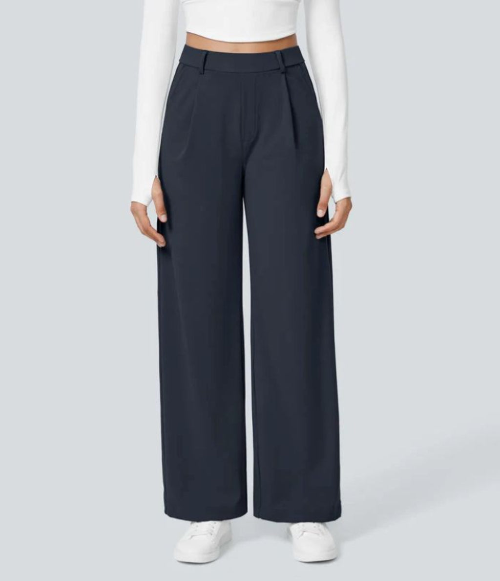 Comfy High Waist Straight Fit Jeans Pants
