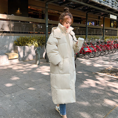 Warm Waterproof Puffer Coat with Hood
