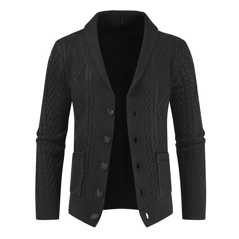 Cozy Cable Knit Sweater Cardigan