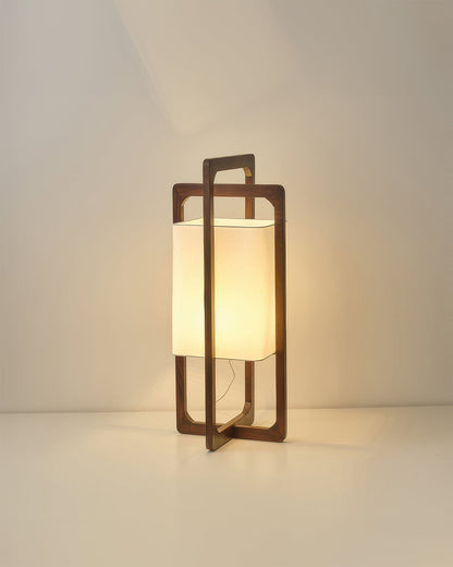 Classic Wood Table Lamp, Soft Ambient Glow