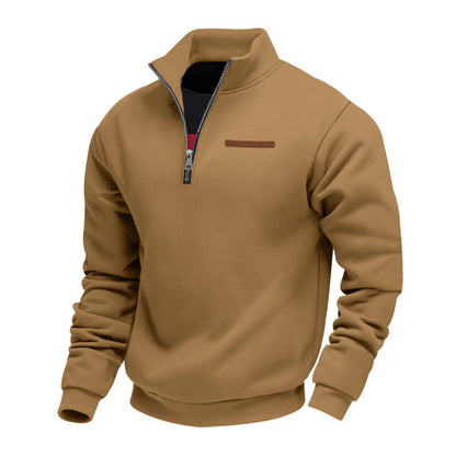Men's Casual Quarter Zip Sweatshirt