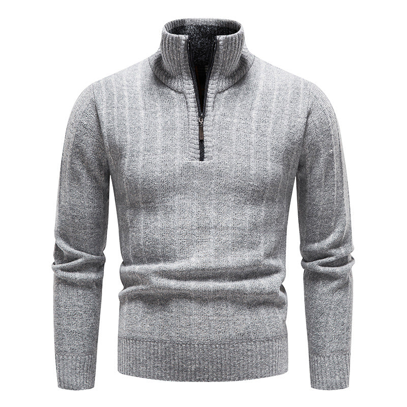 Tall Neck Warm Knit Sweater
