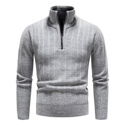 Tall Neck Warm Knit Sweater
