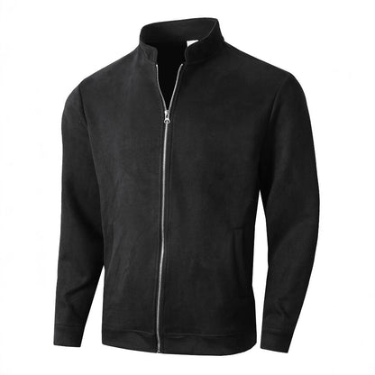 Warm Fleece Jacket with High Collar