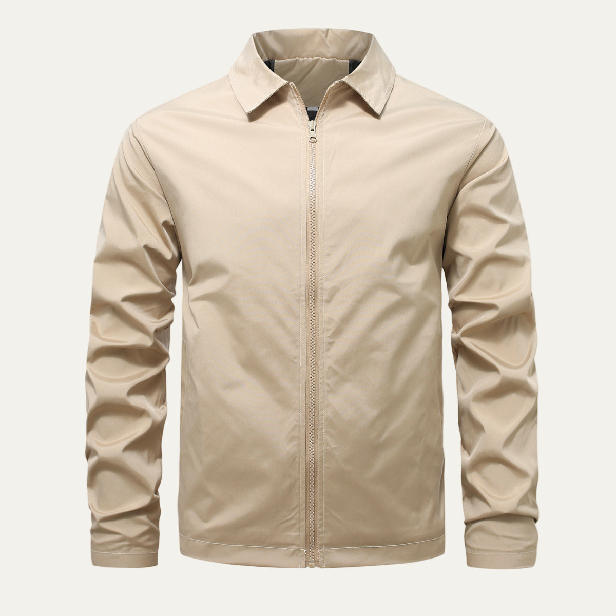 Slim Water Resistant Men's Windbreaker Jacket