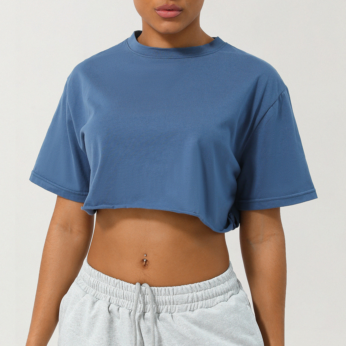 Comfortable Casual Cropped T-Shirt