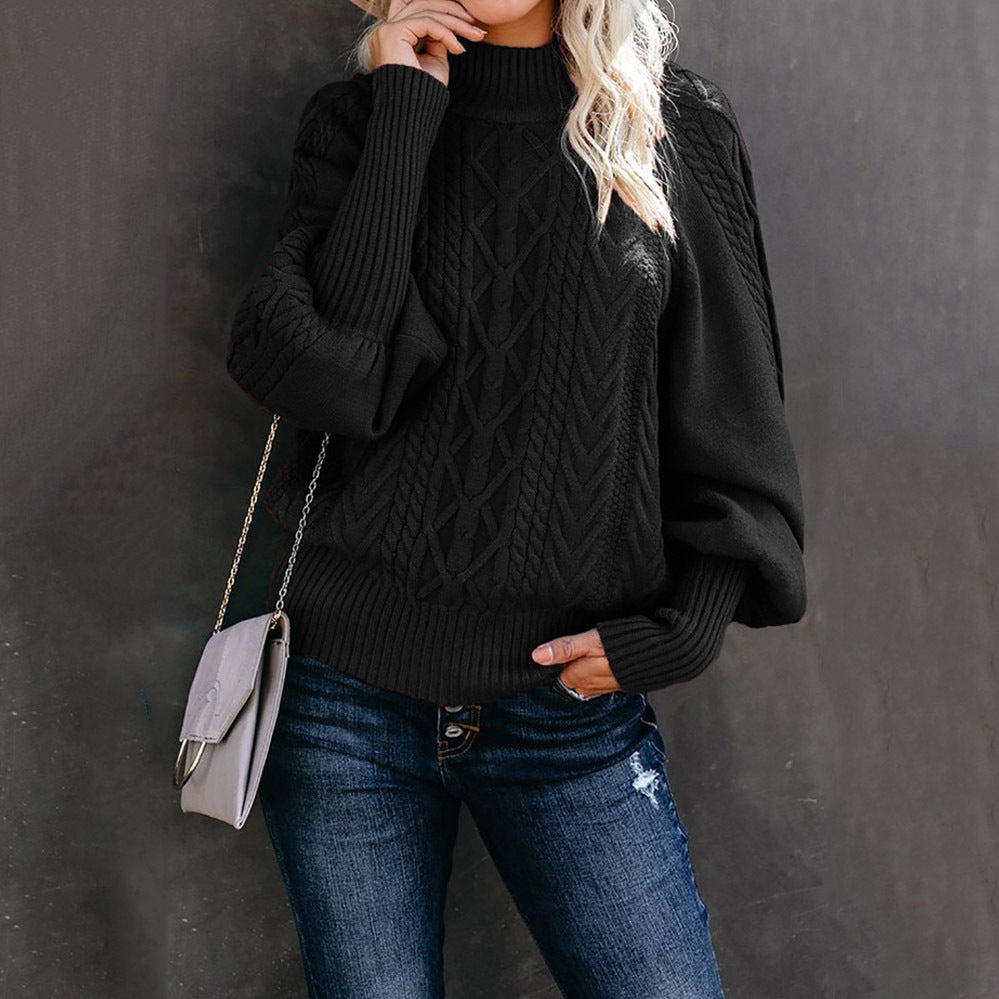 Warm Oversized Knit Women's Sweater