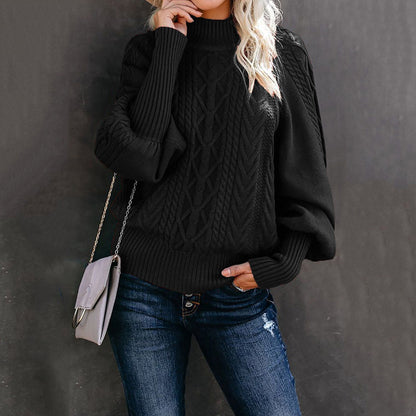 Warm Oversized Knit Women's Sweater