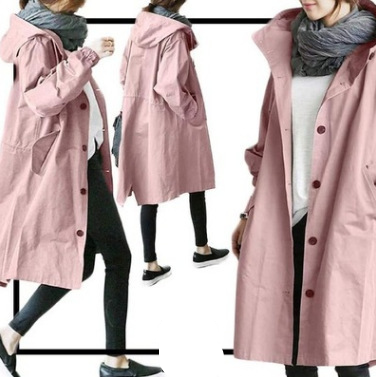 Ladies Long Waterproof Parka Jacket