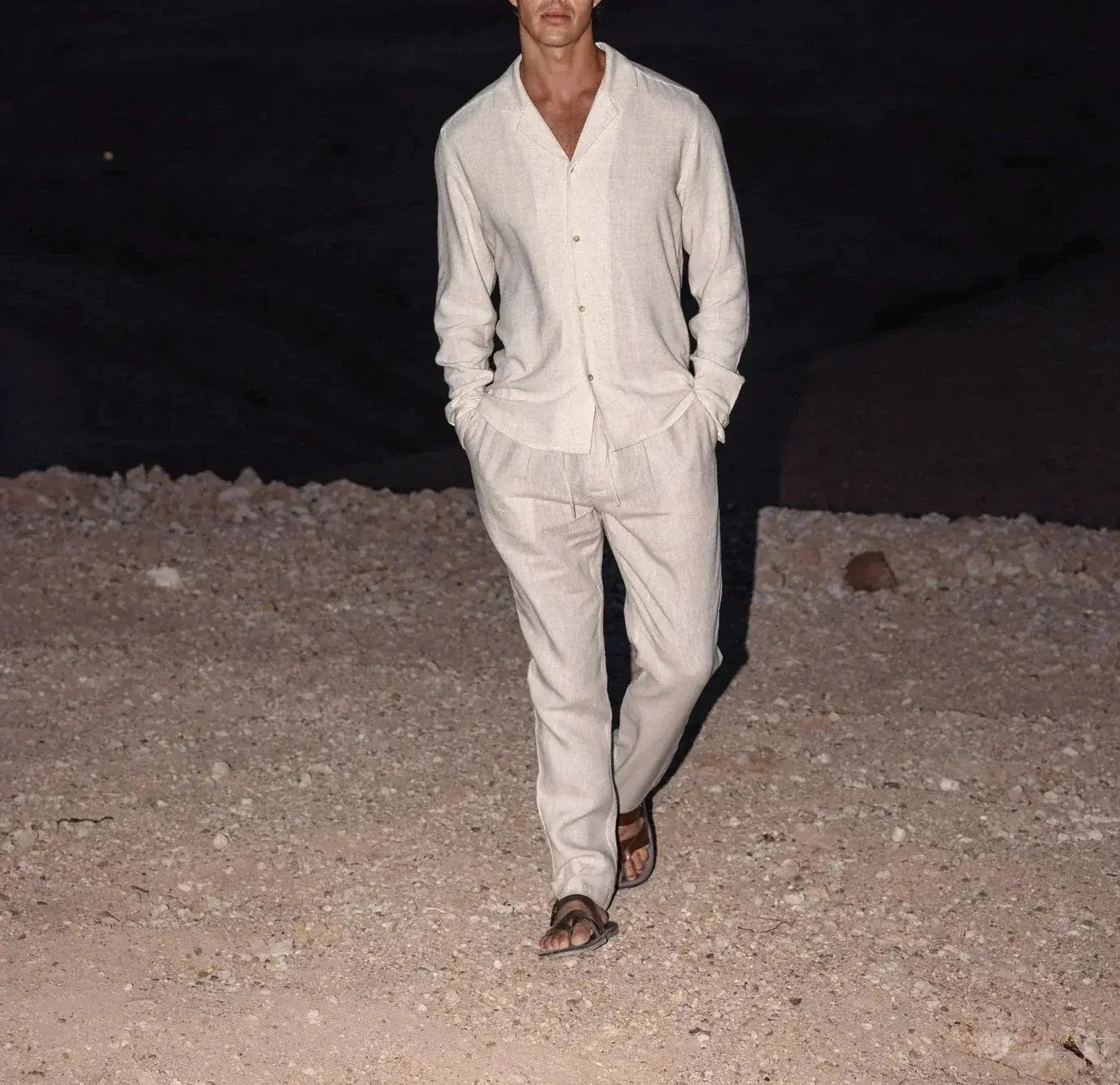 Classic Natural Mens Clothing Set