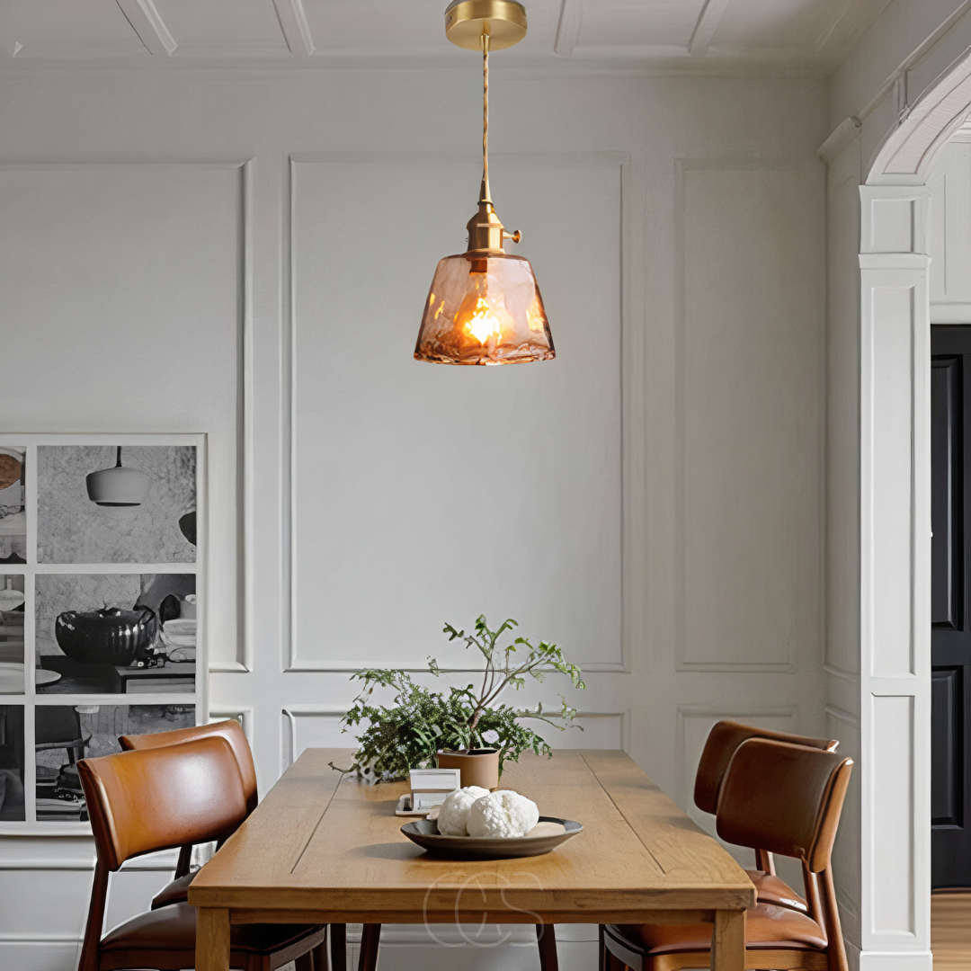 Classic Pendant Light - Warm Ambient Glow - OutfitLondon