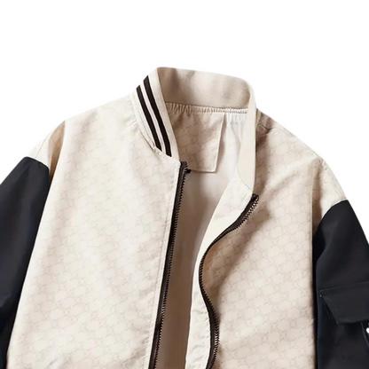 Relaxed Fit Mens Baseball Jacket