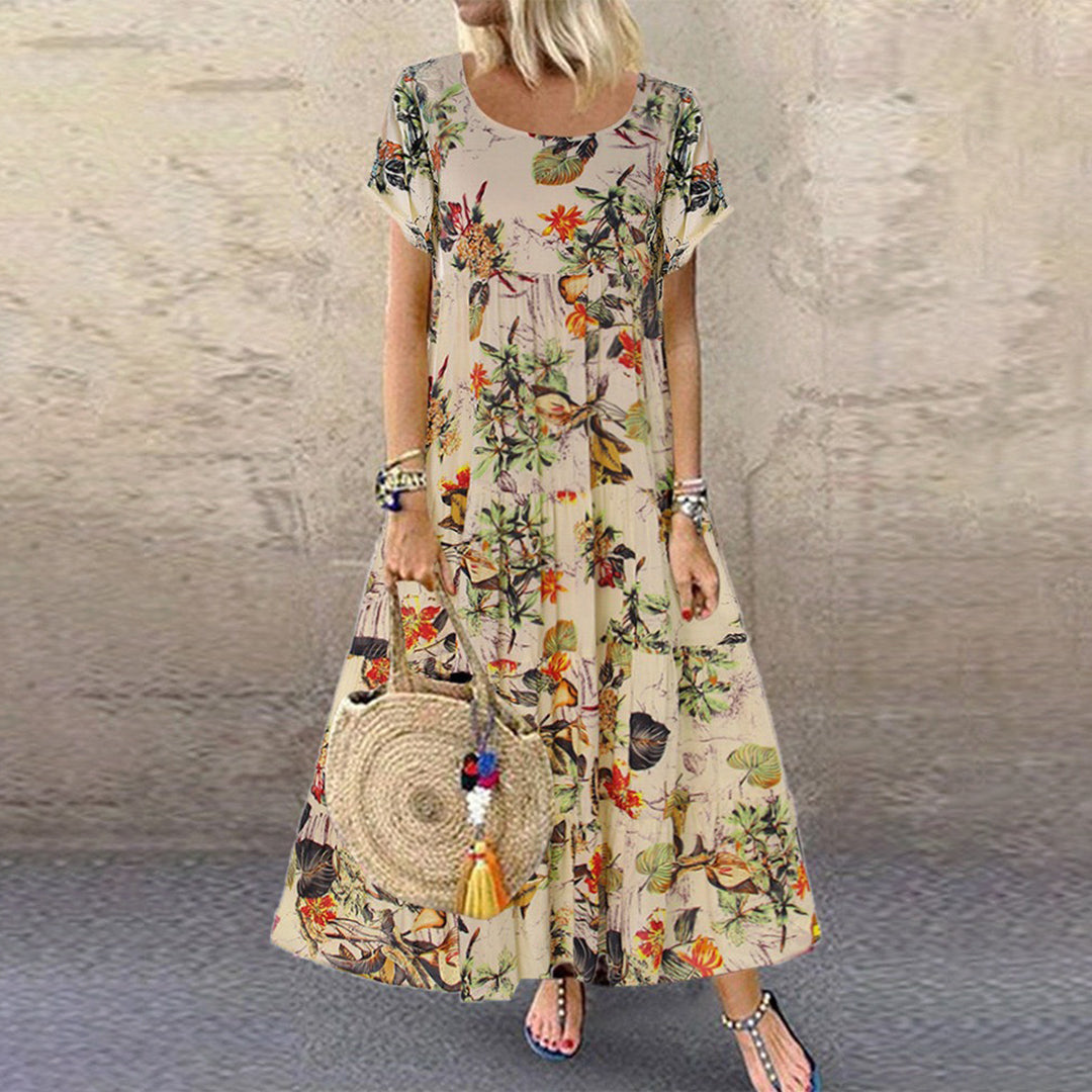 Elegant Long Maxi Dress with Pockets - OutfitLondon