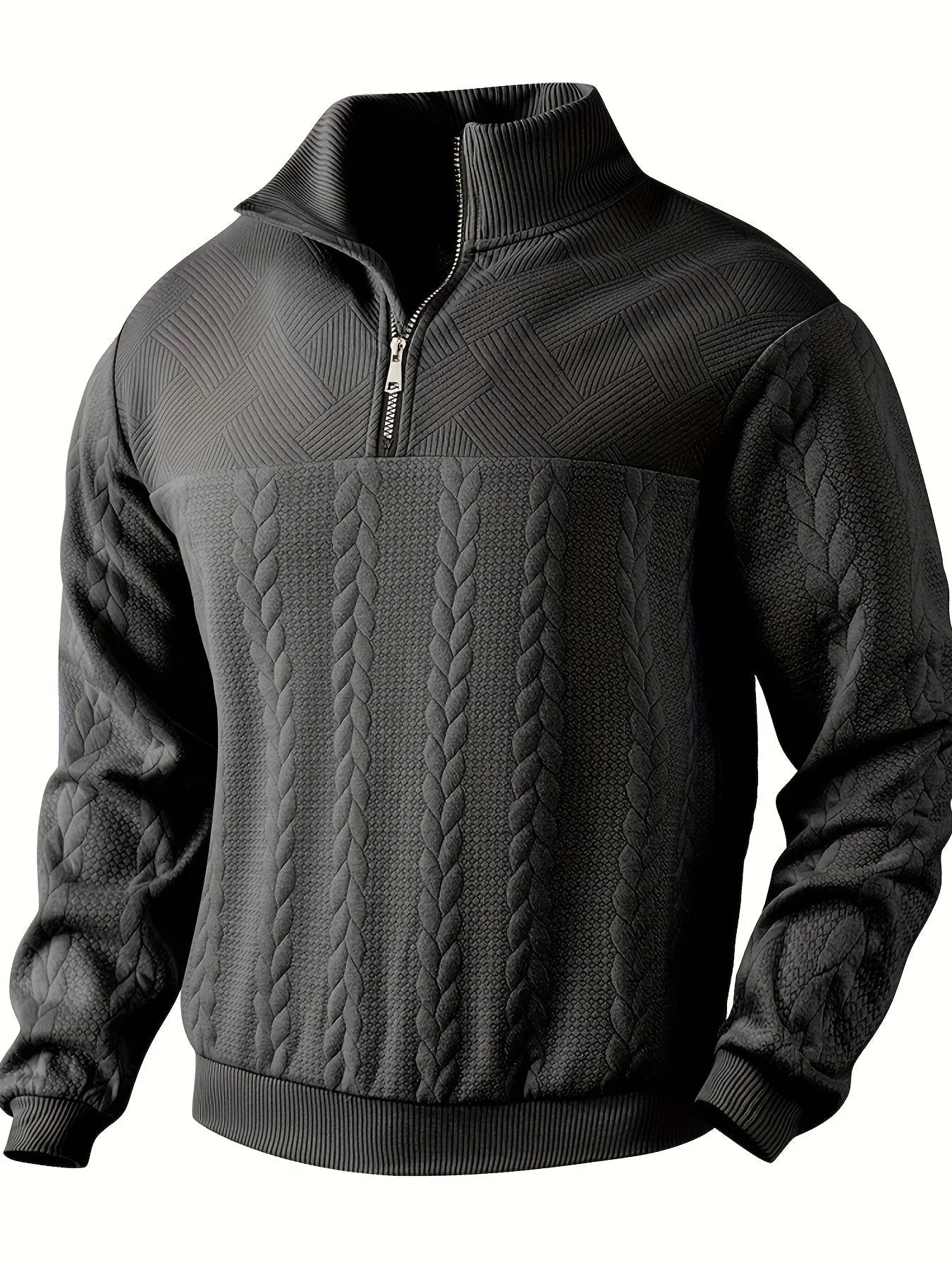 Cozy Mens Thick Knit Winter Sweater