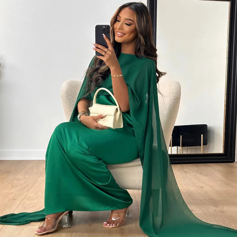 Elegant Ladies Satin Evening Dresses