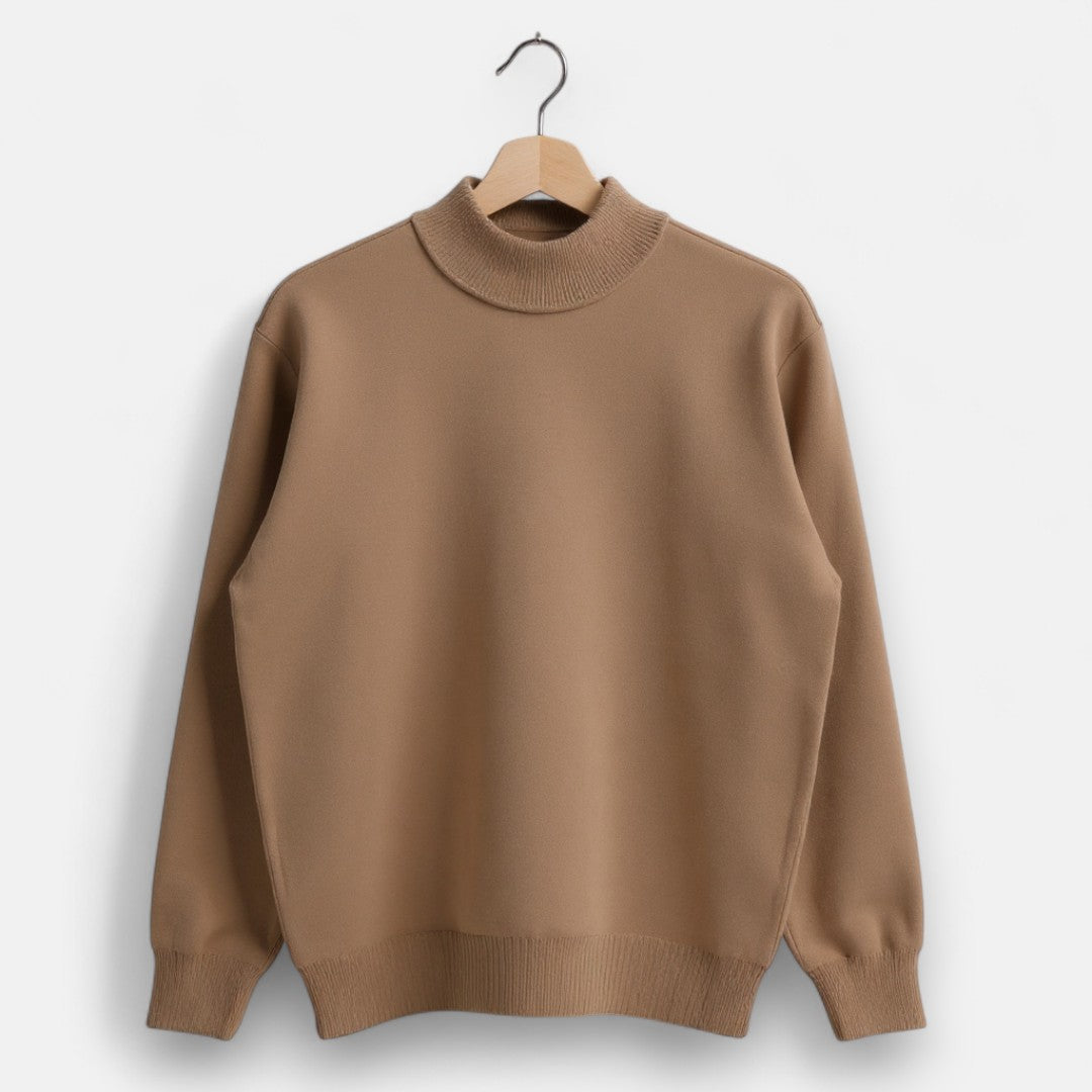 Classic Men's Half-Turtleneck Sweater – Soft Everyday Wear
