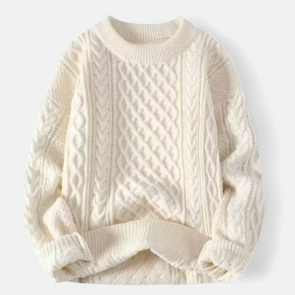 Classic Men's Crew Neck Knit Sweater