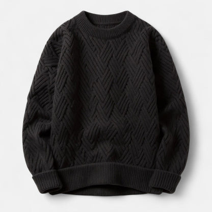 Classic Men's Crew Neck Knit Sweater