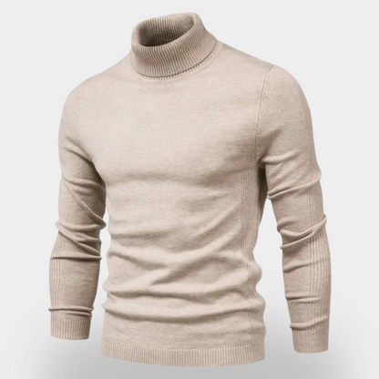 Classic Mens Knitted Sweater - Slim Fit Winter Coat - OutfitLondon