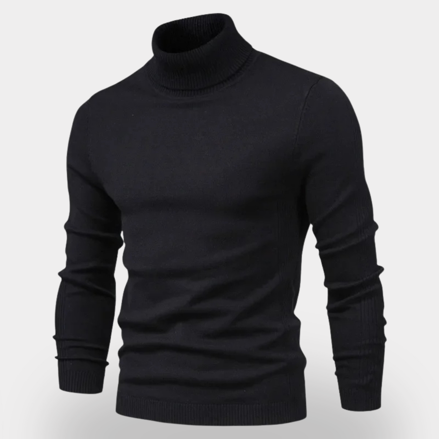Classic Mens Knitted Sweater - Slim Fit Winter Coat