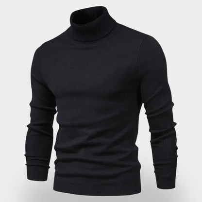 Classic Mens Knitted Sweater - Slim Fit Winter Coat