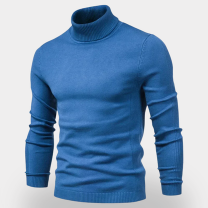 Classic Mens Knitted Sweater - Slim Fit Winter Coat