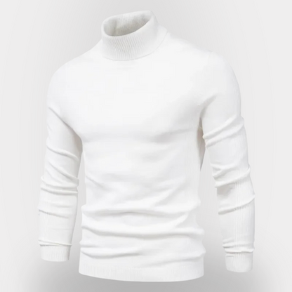 Classic Mens Knitted Sweater - Slim Fit Winter Coat