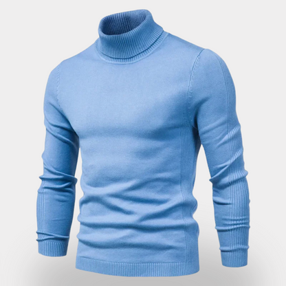 Classic Mens Knitted Sweater - Slim Fit Winter Coat