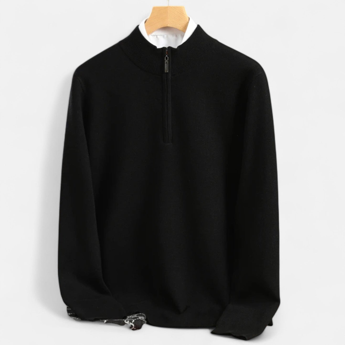 Classic Mens Wool Half Zip Jumper
